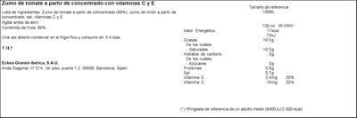 Zumo 100% de tomate Granini 1l