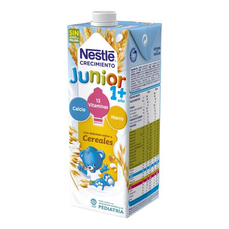 Leche crecimiento Nestlé junior cereales desde 12meses 1l