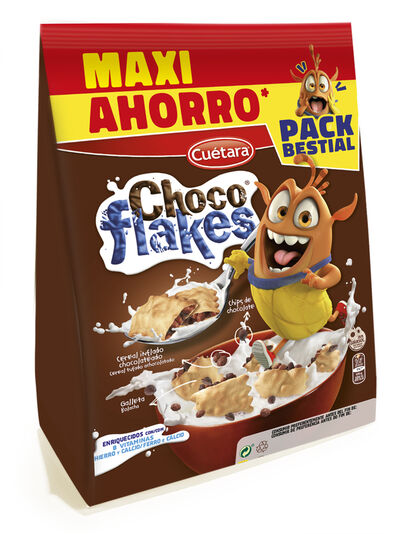 Galletas rellenas Chocoflakes Cu&eacute;tara 650g