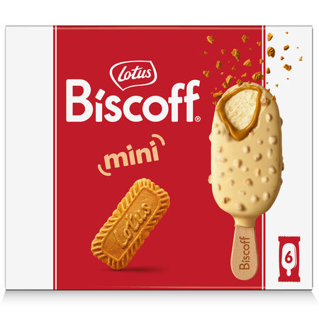 Helado Biscoff Lotus mini 6 uds