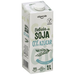 Bebida de soja 0% azucar Alipende 1l