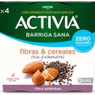Bífidus probiótico Activia 0% pack 4 chia y almendras