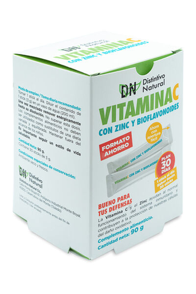 Vitamina C distintivo natural 30 unidades