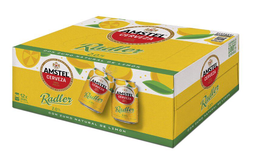 Cerveza Radler Amstel 33 cl Limón P12