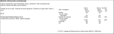 Refresco cola Coca-Cola 2l