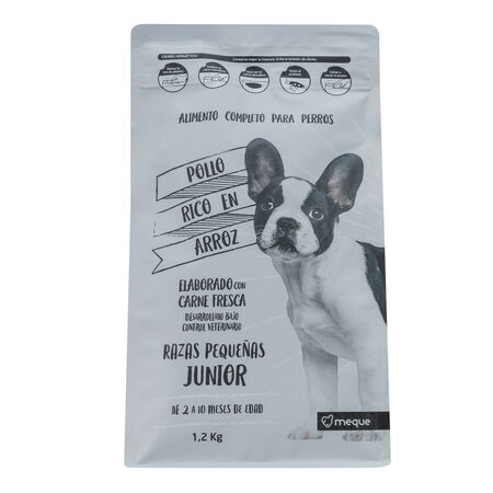 Alimento completo para perro Meque junior pollo 1,2kg