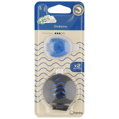 Ambientador coche Lanta 4,5ml 2 unidades oc&eacute;ano