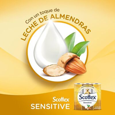 Papel higi&eacute;nico Scottex 6 rollos sensitive