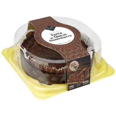 Tarta de queso donostiarra con chocolate Casa Eceiza 600g