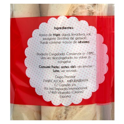 Pan Pacfren 4 uds precocido