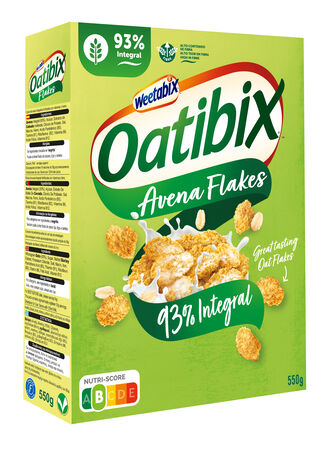 Cereales integrales Oatibix 550g avena flakes
