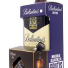 Whisky Ballantines con miniatura de Ballantines 10 años