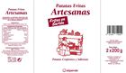 Patatas fritas Alipende pack-2x200g artesana