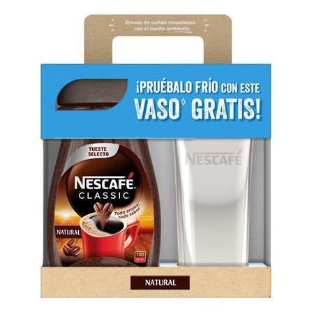 Café Soluble Nescafé 200G Natural+Vaso