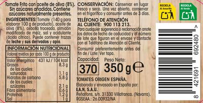 Tomate frito estilo casero sin gluten Alipende 350g