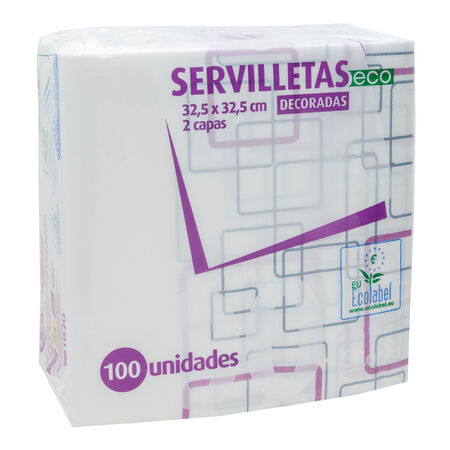 Servilletas Lanta 100 uds doble capa decoradas