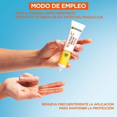 Tratamiento Facial Skinactive Garnier 40 ml Glow Sf+50