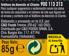Comida h&uacute;meda gato Meque mousse pollo 85g