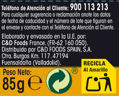 Comida h&uacute;meda gato Meque mousse pollo 85g