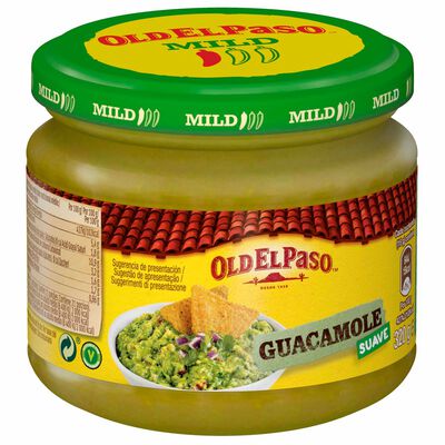 Salsa Old El Paso 312g guacamole suave para dippear
