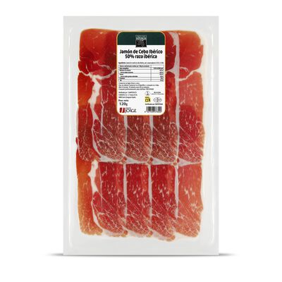 Jam&oacute;n de cebo 50% raza ib&eacute;rica Sierra Azuaga 120g