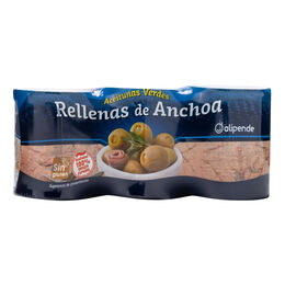 Aceitunas rellenas Alipende pack 3