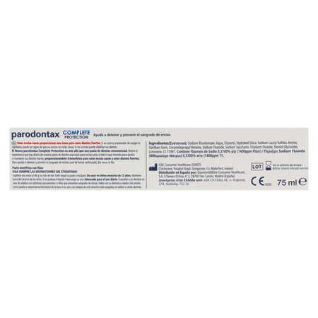 Pasta de dientes Parodontax 75ml complete