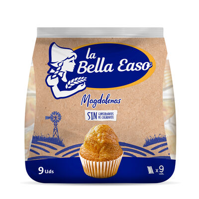 Magdalenas redondas La Bella Easo 9uds 