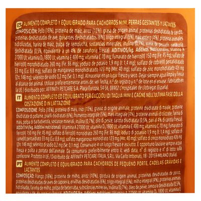 Pienso perro Ultima razas mini junior 1,5kg