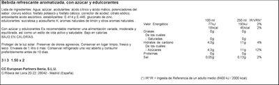 Bebida isotónica Aquarius botella 1,5l pack 2 limón