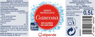 Gaseosa Alipende 50cl