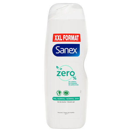 Gel de ducha Sanex 850 ml zero para piel normal