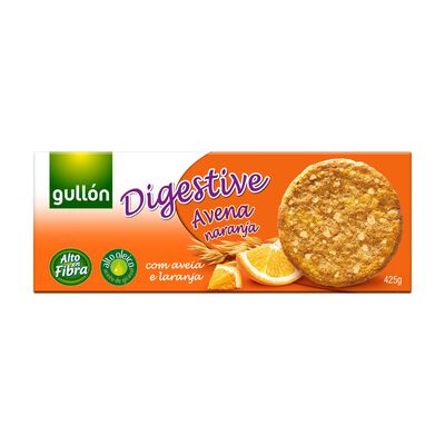 Galleta digestive Gull&oacute;n 425g con avena y naranja
