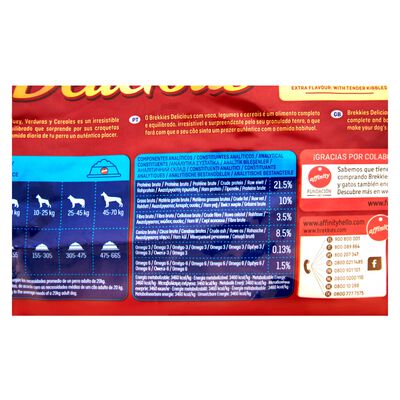 Pienso perro Brekkies Delicious 3kg