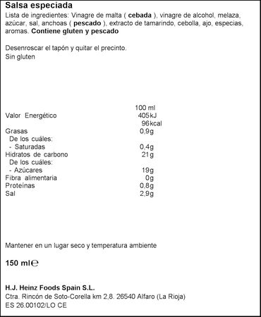 Salsa Lea&Perrins 150ml worcestershire
