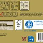 Bolsas de basura Lanta 10 uds 120 litros Sacos de comunidad