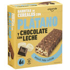Barritas cereales con pl&aacute;tano y chocolate Alipende 156g