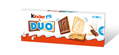 Galleta con chocolate con leche y chocolate blanco Kinder 150g