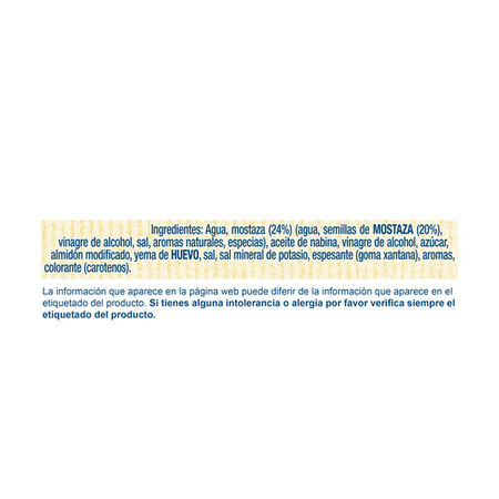 Salsa Hellmann'S 250ml mostaza