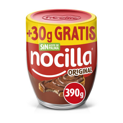 Crema de cacao y avellanas Nocilla original 360g + 30g gratis