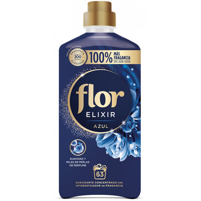 Suavizante Flor Elixir 63 Lavados Azul