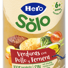 Tarro Hero Solo verdura pollo ternera desde 6meses 235g