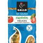 H&eacute;lices sin gluten Gallo 450g con vegetales