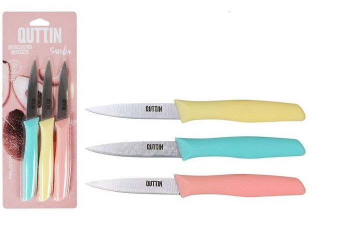 Cuchillo Pelador Samba Quttin 3 Unidades