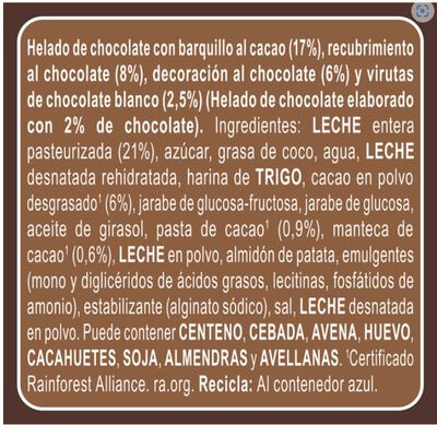 Cornetto Frigo chocolate X4 90ml