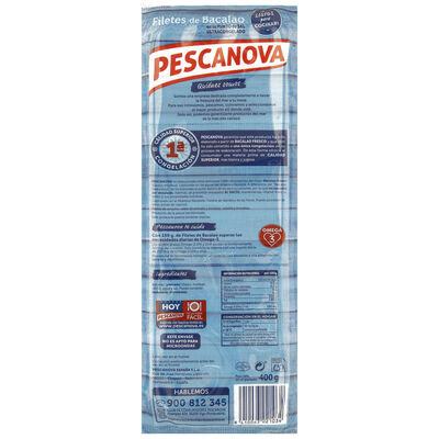 Bacalao en filetes Pescanova 400g