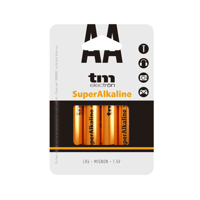 Pila Superalkaline Tm AA 1,5v 4 uds