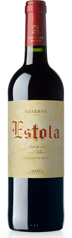Vino tinto DO La Mancha Estola reserva