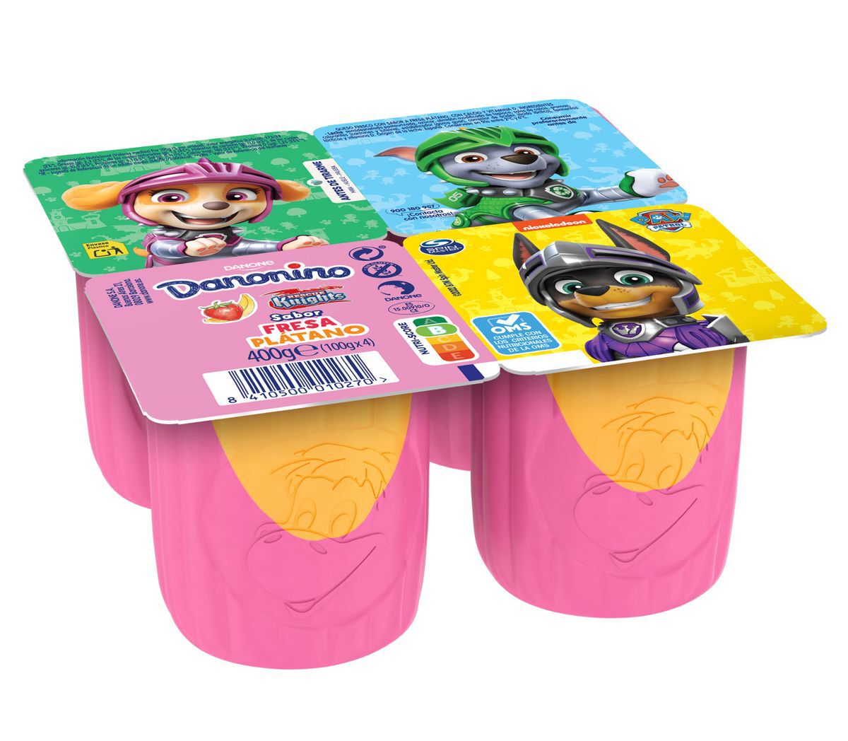 Petit maxi Danonino pack 4 fresa y plátano