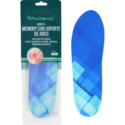 Plantilla memory Achuchonas con soporte de arco 41-42